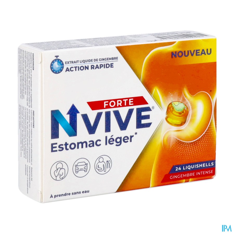 Nvive Estomac Leger Forte Liquishells 24