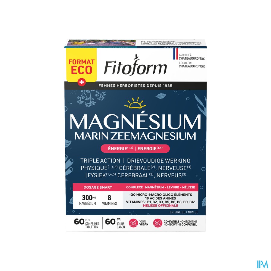 Fitoform Zeemagnesium + B1+b6+b9 Nf Caps 60