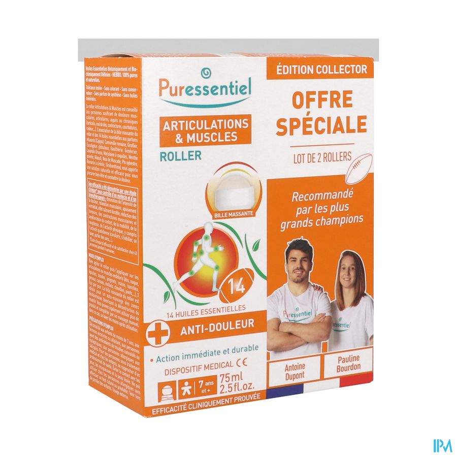 Puressentiel Gewrichten Roller 14 Ess Olie 2x75ml