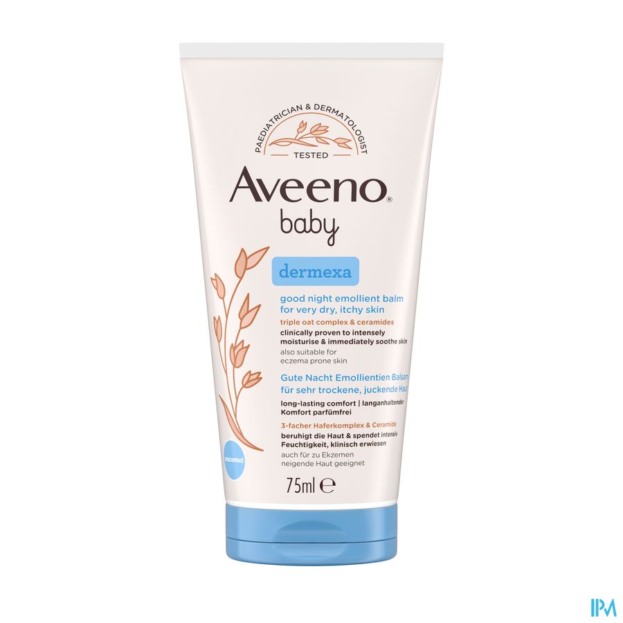 Aveeno Baby Dermexa Baume Emollient Bonne Nuit75ml