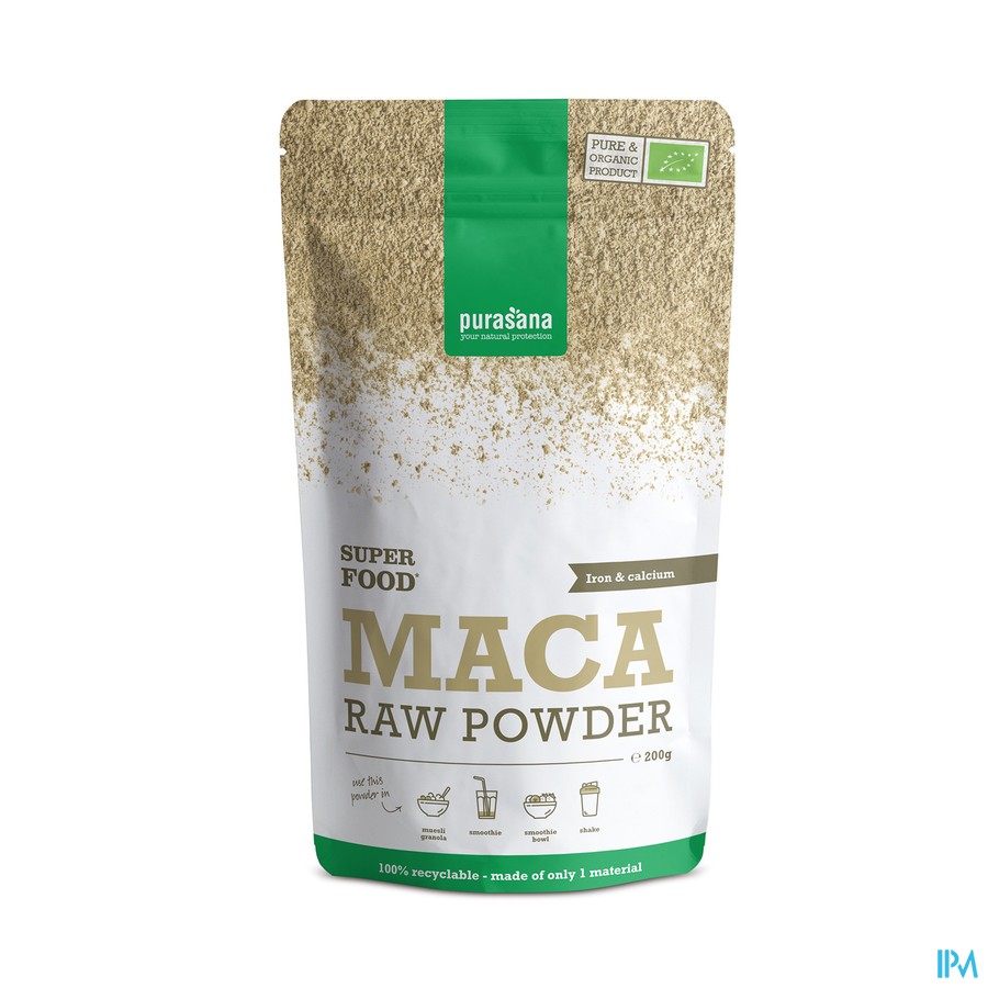 Purasana Vegan Maca Pdr 200g Be-bio-02