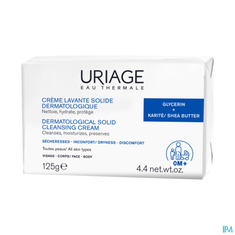 Uriage Dermo-phy Creme Lavante Solide Derma. 125g