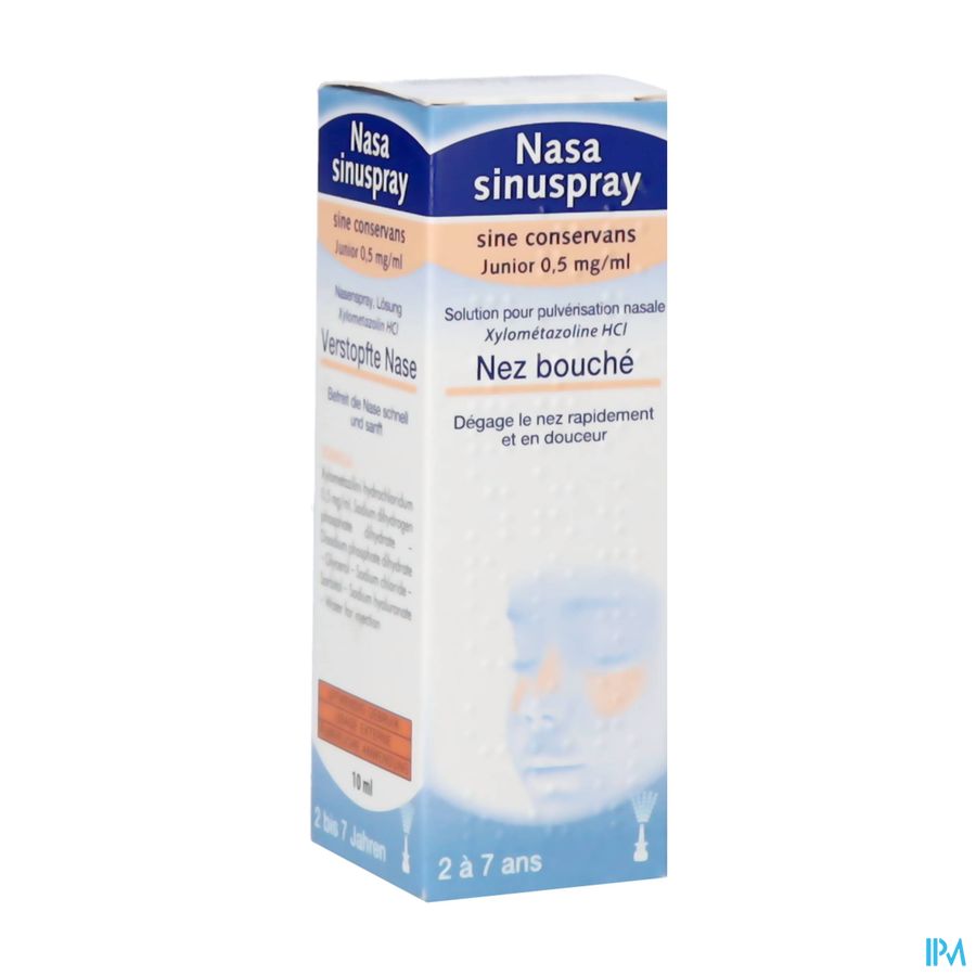 Nasasinuspray 0,5mg/ml Sine Conservans Junior 10ml