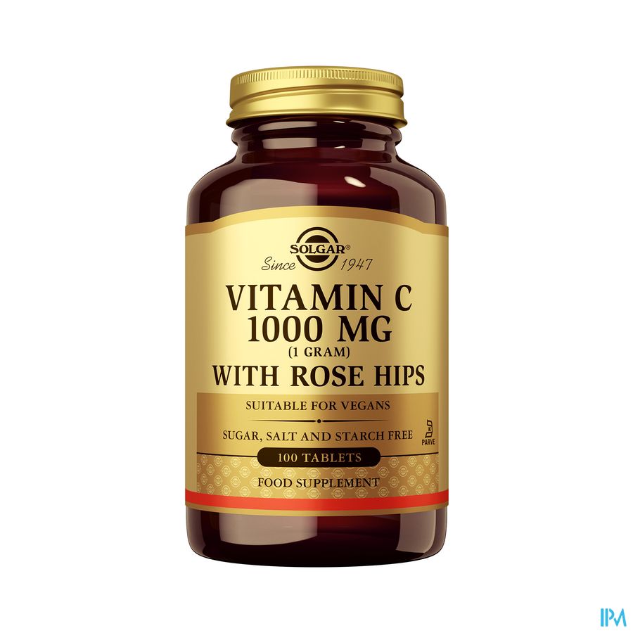 Solgar Vitamin C Rose Hips Comp 100x1000mg Solgar Vitamin C Rose Hips Comp 100x1000mg