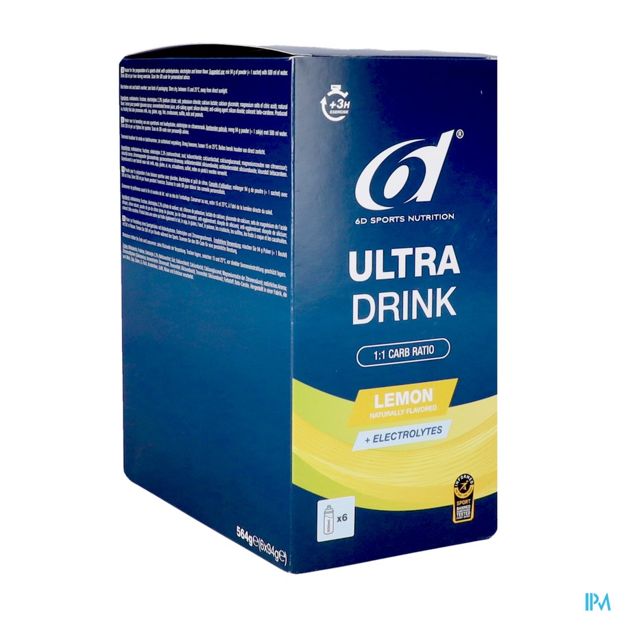 6d Ultra Drink Lemon 6x94g