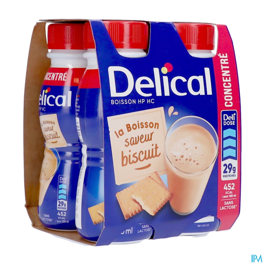 Delical Geconcentr. Koekje 4x200ml