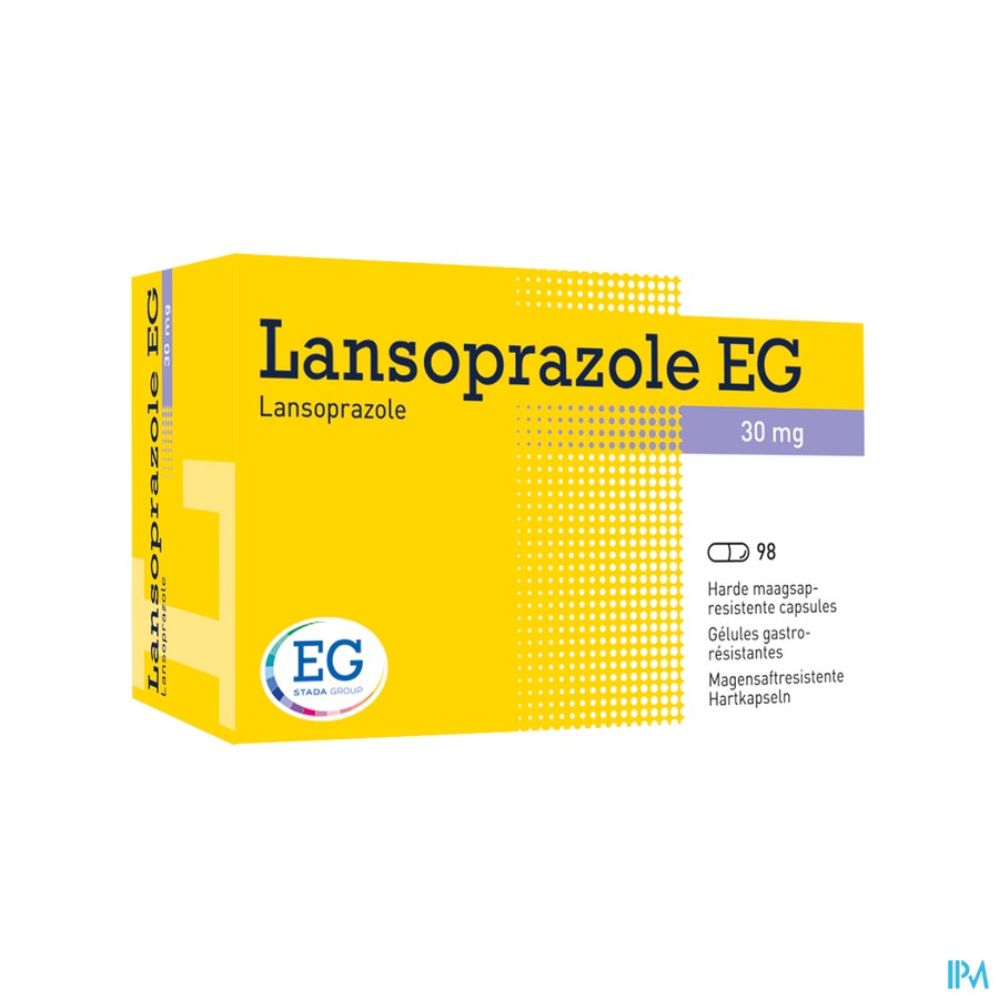 Lansoprazole EG 30 Mg Caps 98 X 30 Mg