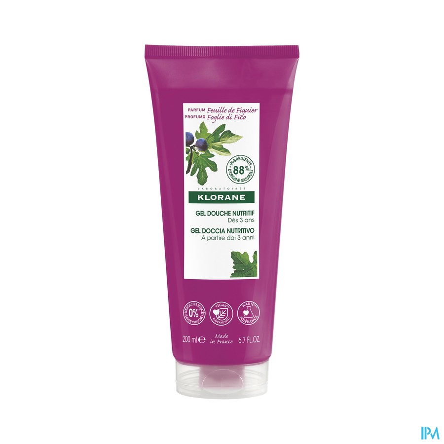 Klorane Lichaam Douchegel Vijg 200ml
