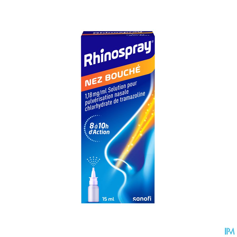 Rhinospray Nez Bouche 1,18mg/ml Spr Nasal Sol 15ml Rhinospray Nez Bouche 1,18mg/ml Spr Nasal Sol 15ml