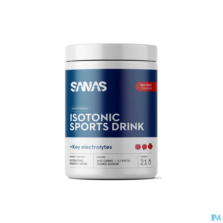 Sanas Isotonic Sports Drink Rode Vruchten Pdr 735g