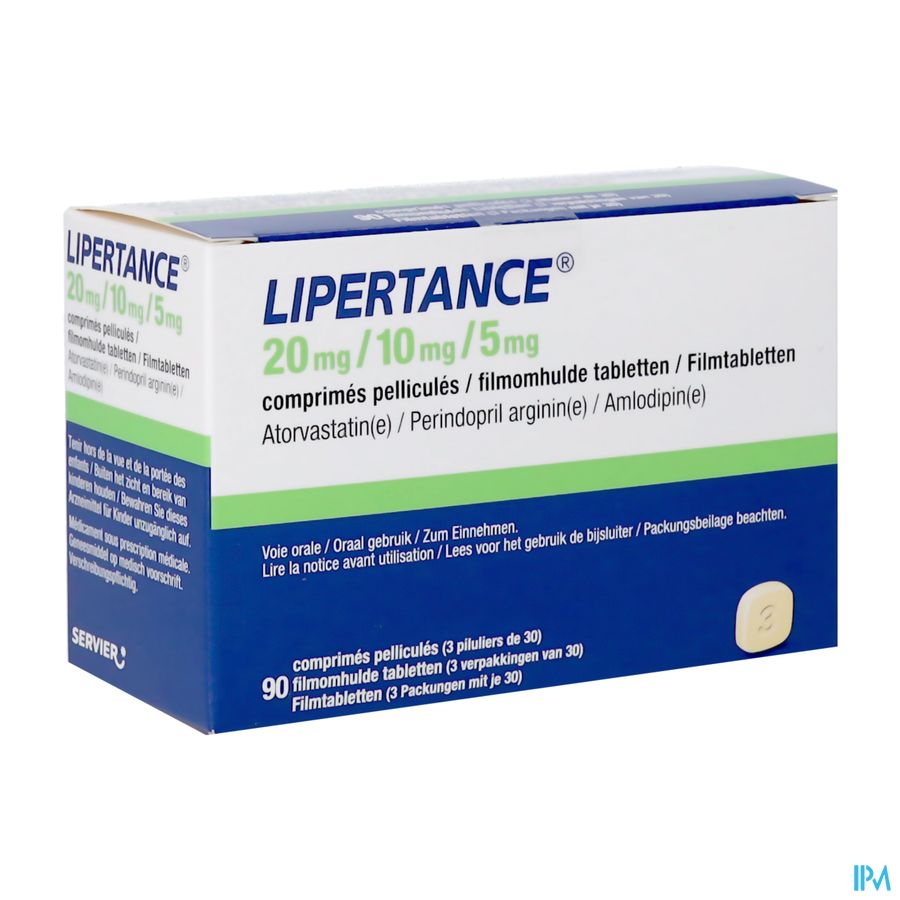 Lipertance 20mg/10mg/5mg Pi Pharma Filmomh Tabl 90