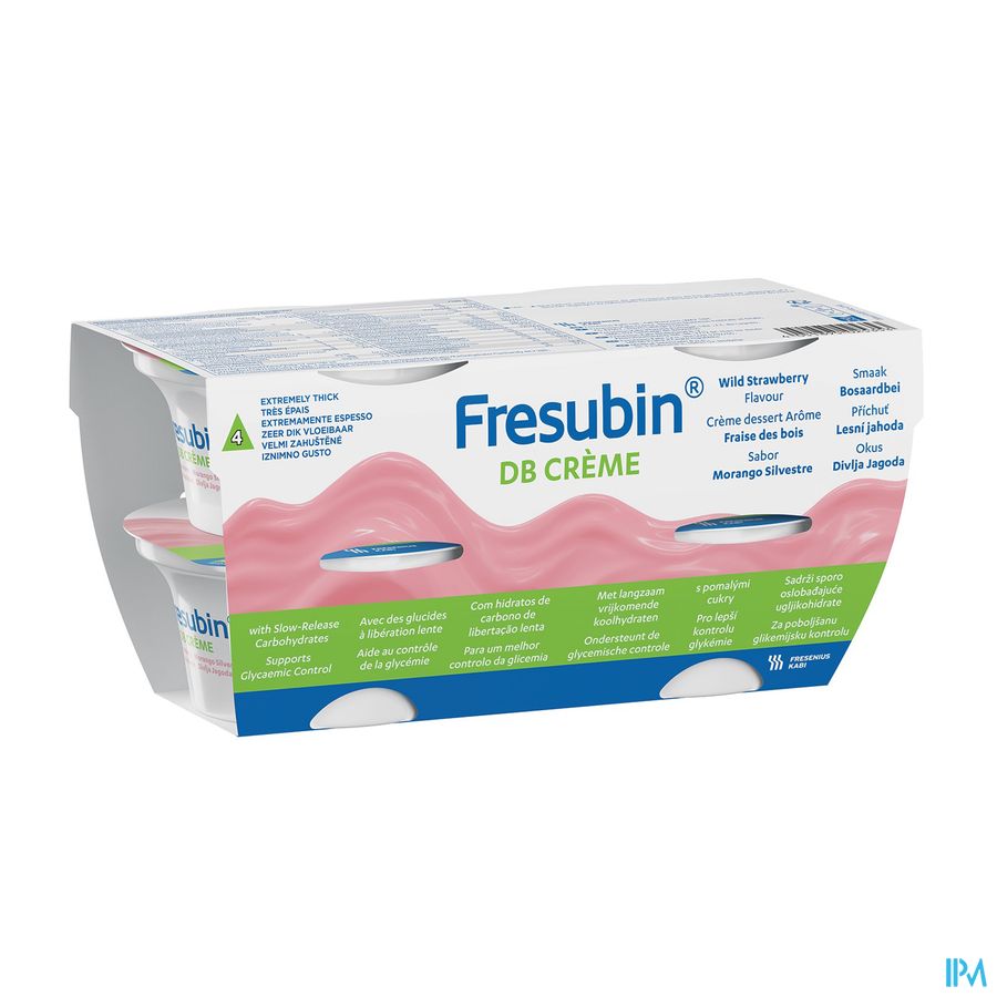 Fresubin Db Crème 125g Fraise Des Bois/bosaardbei Fresubin Db Crème 125g Fraise Des Bois/bosaardbei
