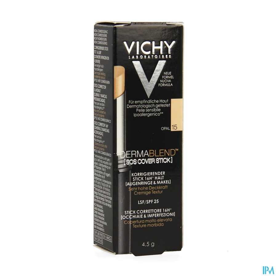 Vichy Fdt Dermablend Sos Cover Stick 15 14h 4,5g