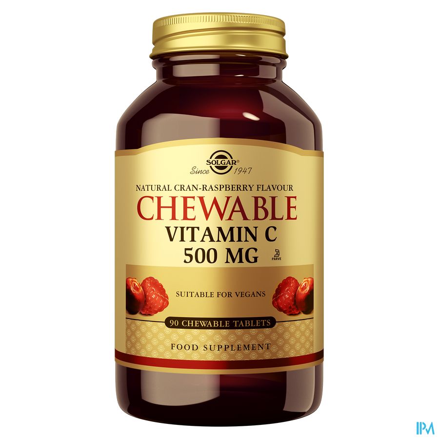 Solgar Chewable Vitamin C 500mg Kauwtabl 90 1
