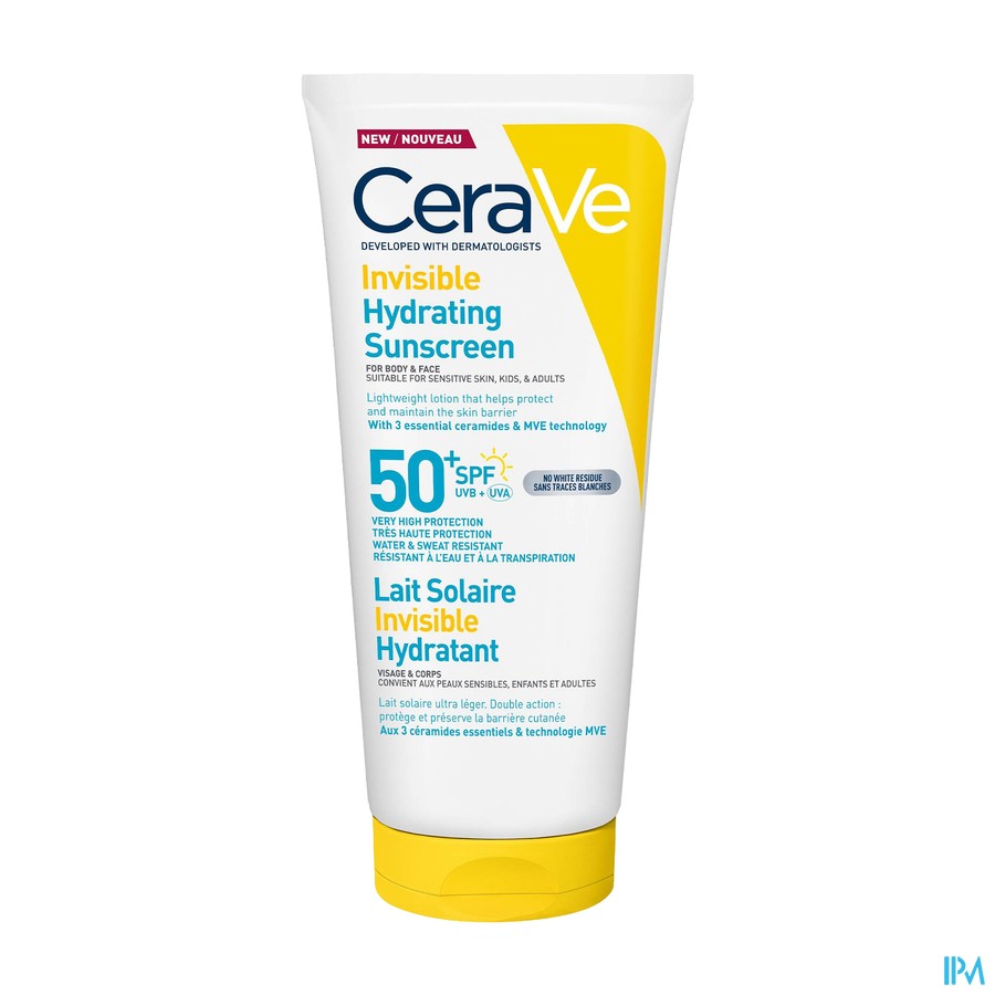 Cerave Sun Zonnecreme Hydra Onzichtb. Spf50 75ml