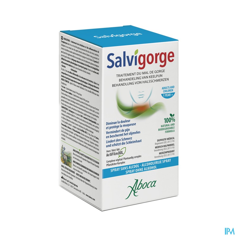 Salvigorge Spray Z/alcohol Fl 30ml