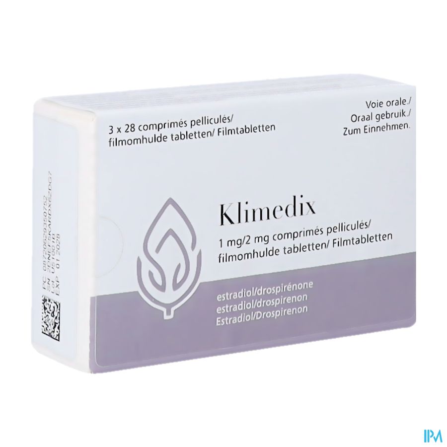 Klimedix 1mg/2mg Orifarm Filmomh Tabl 3x28 Pip