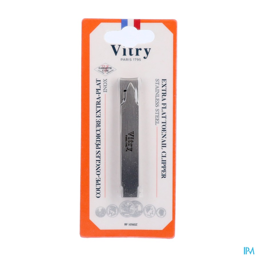 Nagelknipper Pedicure Extra-plat Inox