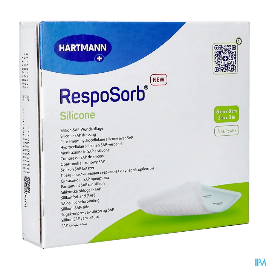 Resposorb Silicone 8x8cm 3 413051