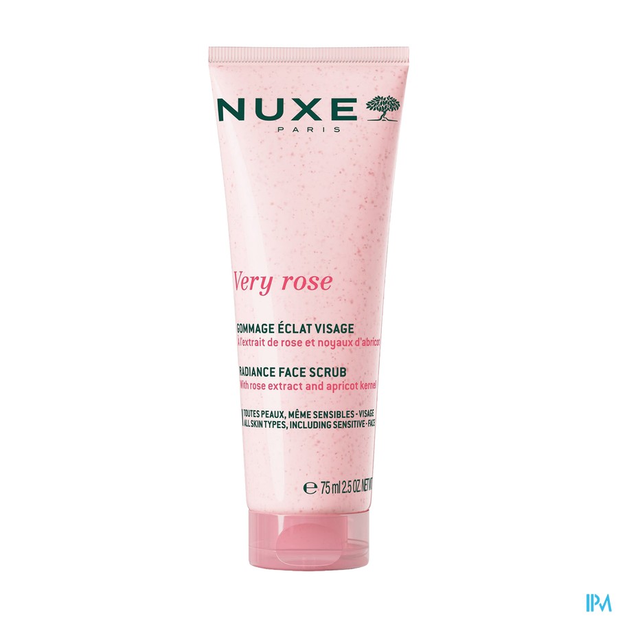 Nuxe Very Rose Gezichtsscrub Stralenbde Huid 75ml