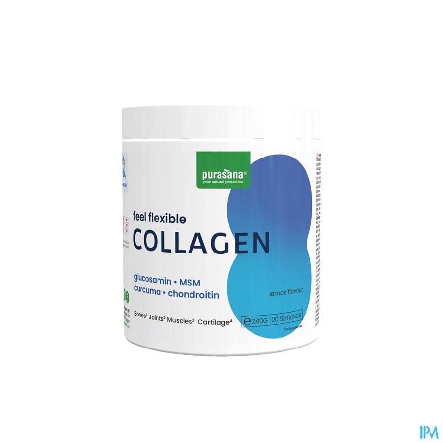 Purasana Feel Flexible Collagen Complex Lemon 240g