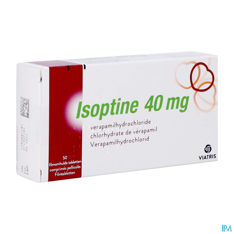 Isoptine Filmomh Tabl 50 X 40mg