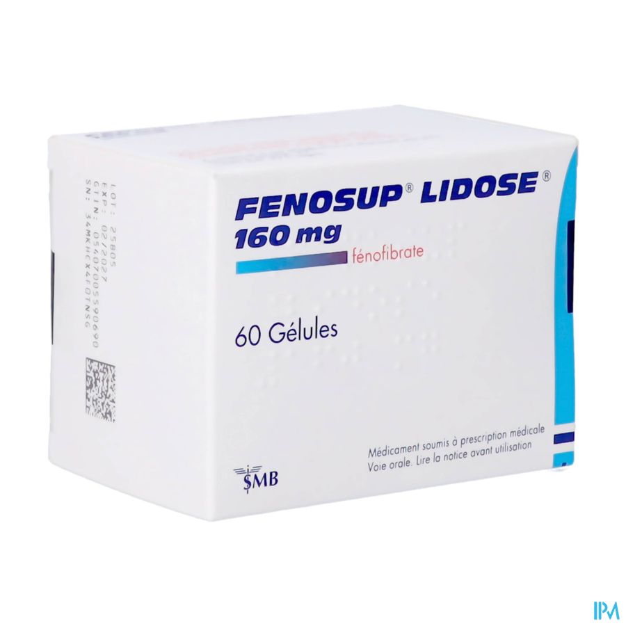 Fenosup Lidose 160mg Gel 60 X 160mg