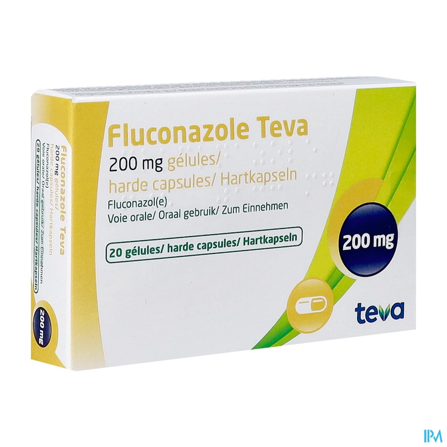 Fluconazole Teva 200mg Orifarm Caps 20