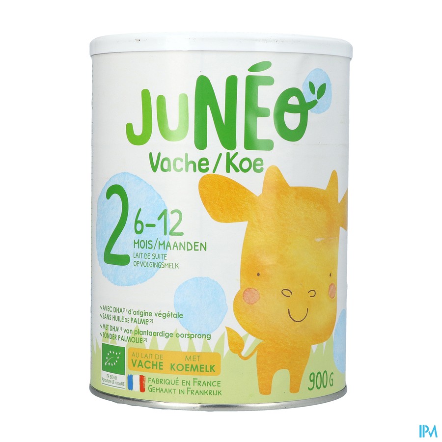 Juneo 2 Lait Vache 6-12m 900g