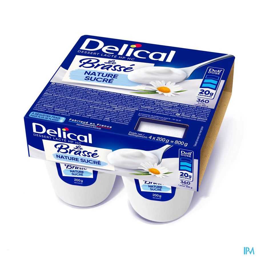 Delical Le Brasse Natuur 4x200g
