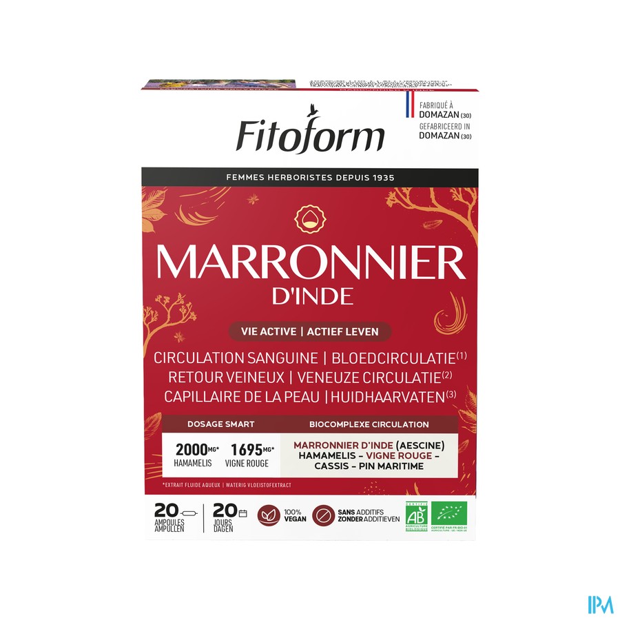 Paardenkastanje Bio Amp 20 Fitoform