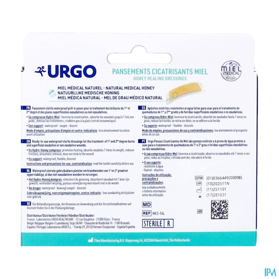 Urgo Genezende Pleisters Honing 5
