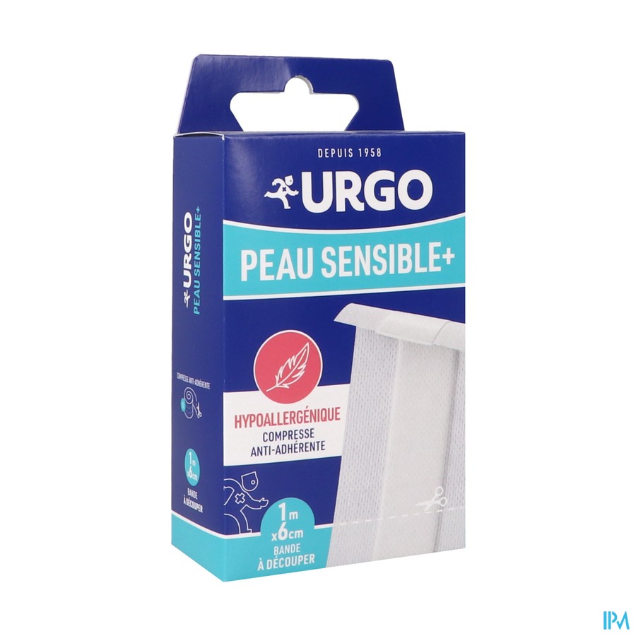 URGO PEAU SENS+ BDE DECOUP 1CMX6CM