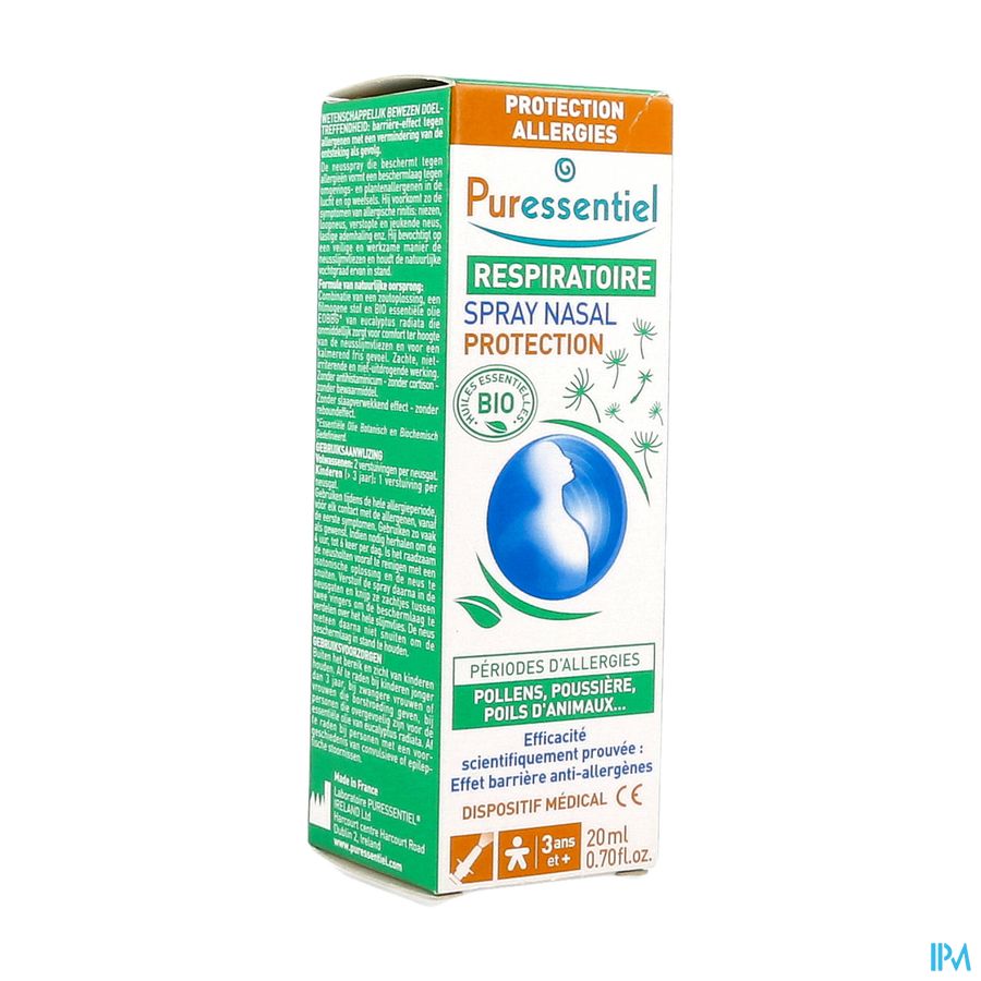Puressentiel Adem Neusspray Bescherming 20ml
