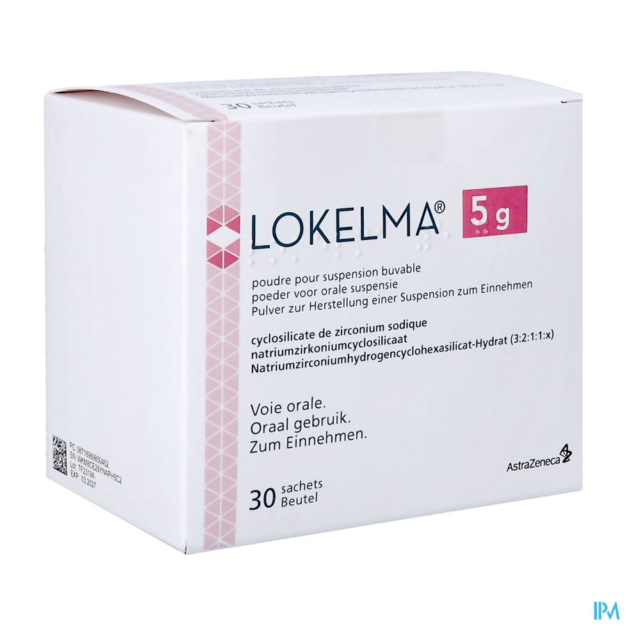 Lokelma 5g Orifarm Pdr Orale Suspensie Zakje 30