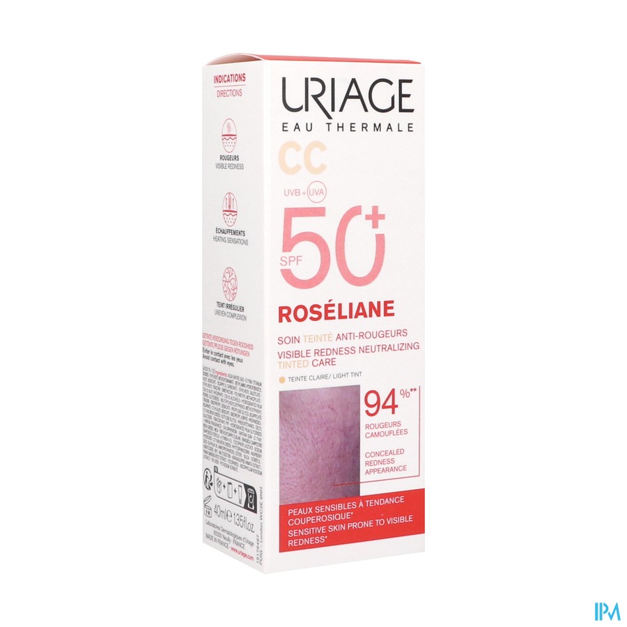 Uriage Roseliane Cc Cream Ip50+ 40ml