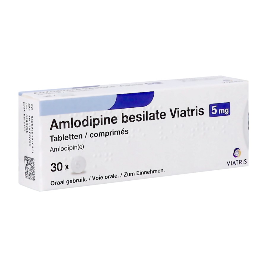 Amlodipine Besilate Viatris 5mg Tabl 30
