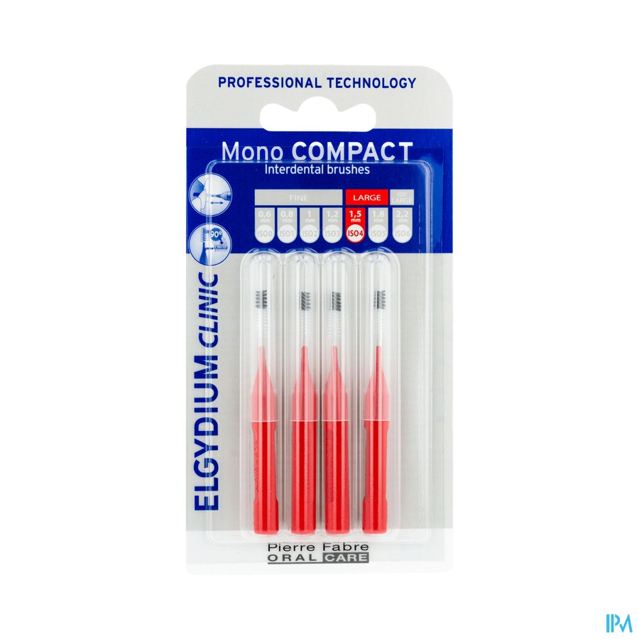 Elgydium Clinic Monocompact Red