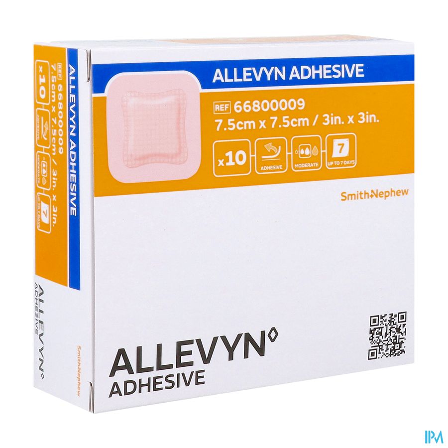 Allevyn Verb Adh Hydrocel. 7,5x 7,5cm 10 66800009