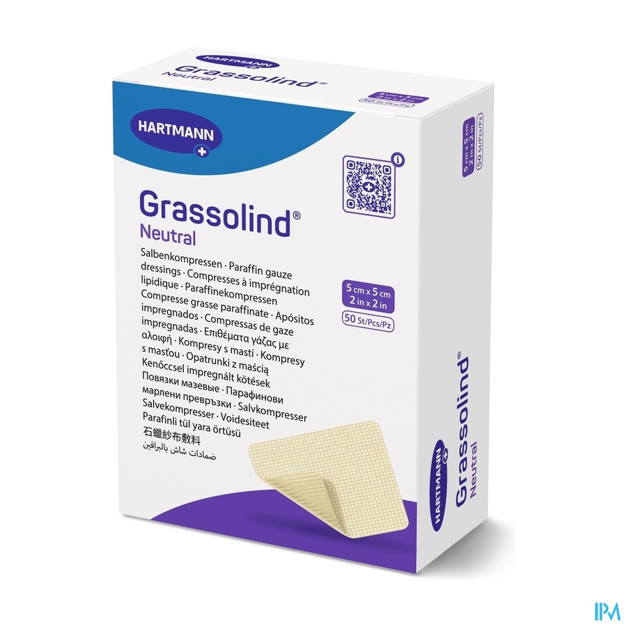 Hartmann Grassolind 5x5cm St. 50 P/s