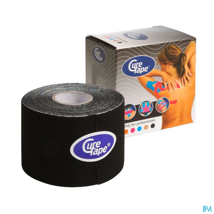 Curetape 5cmx5m Zwart