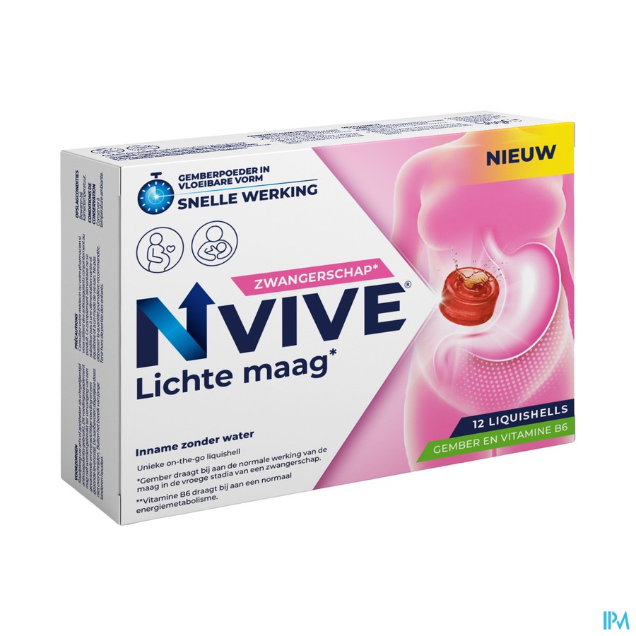 NVIVE LICHT MAAG BEGINZWANGERSCHAP 12 LIQ TABL