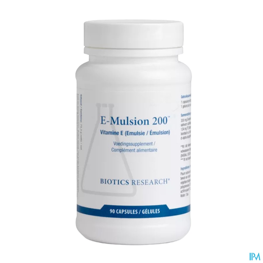 E Mulsion 200iu Biotics Caps 90