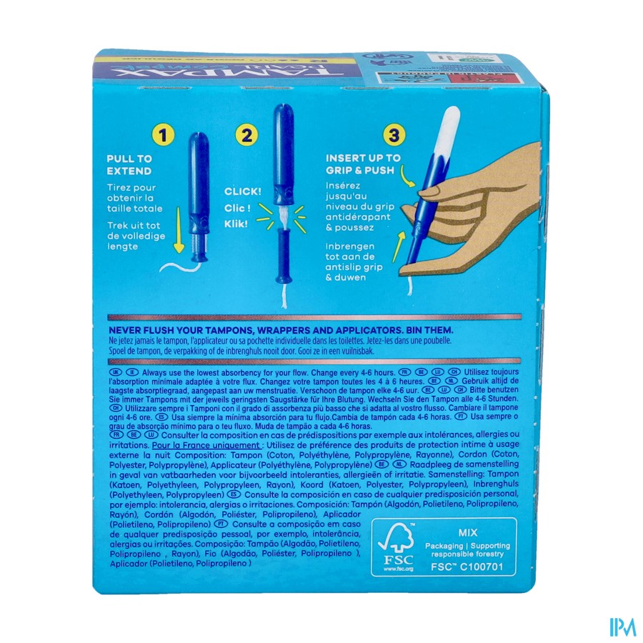 Tampax Pearl Compak Regular 20