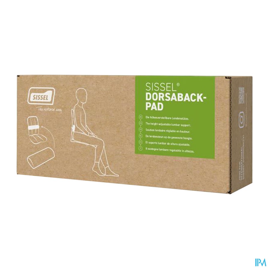 Sissel Pad Soutien Lombaire Pour Dorsaback Noir