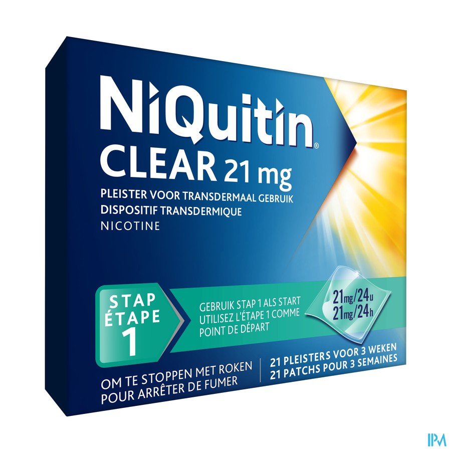 Niquitin Clear Patches 21 X 21mg