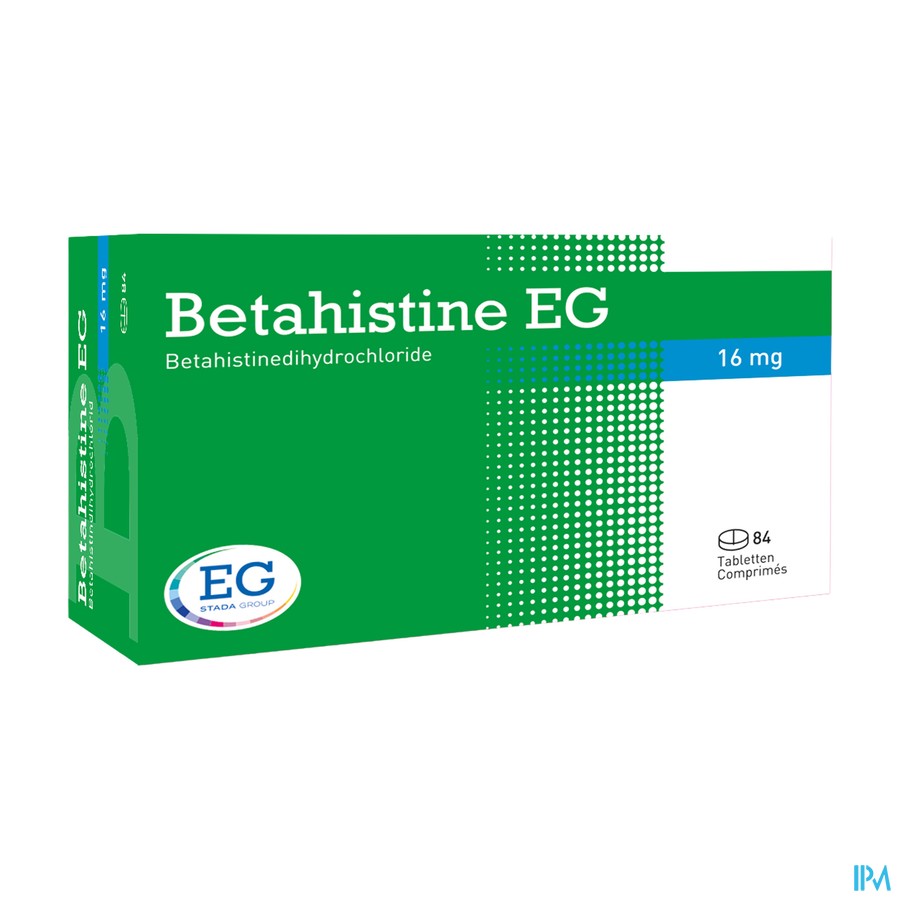 Betahistine Eurogenerics 16Mg Tabl 84