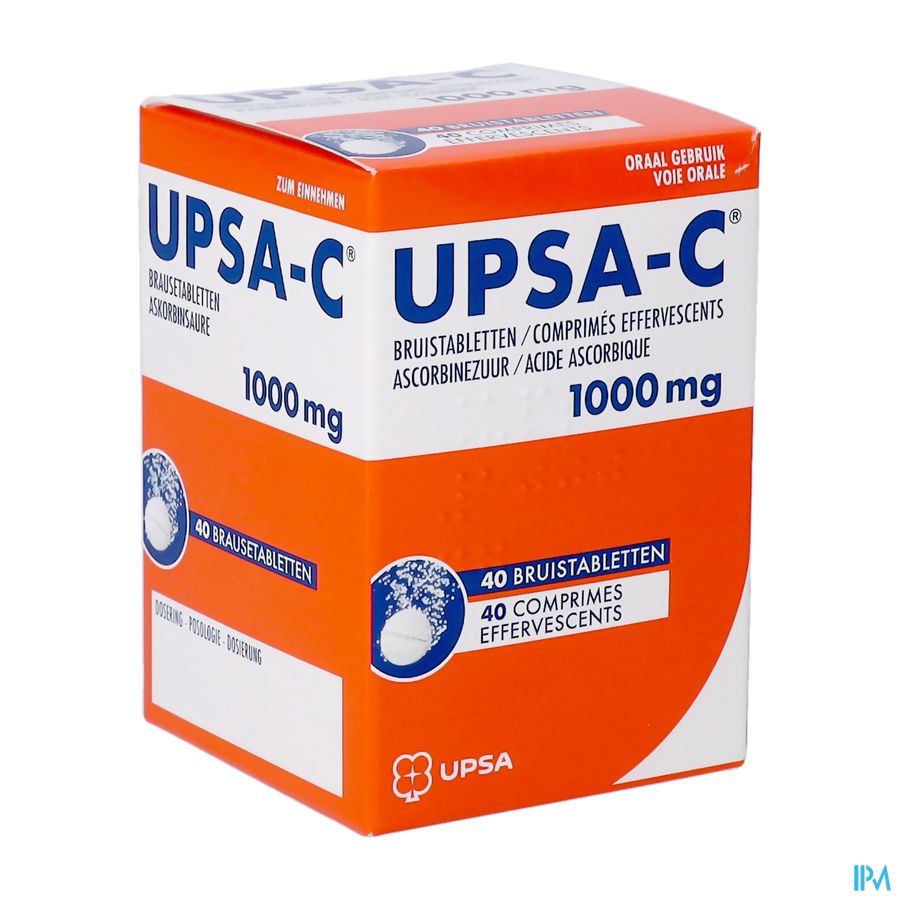 Upsa C 1000mg Bruistabl 40