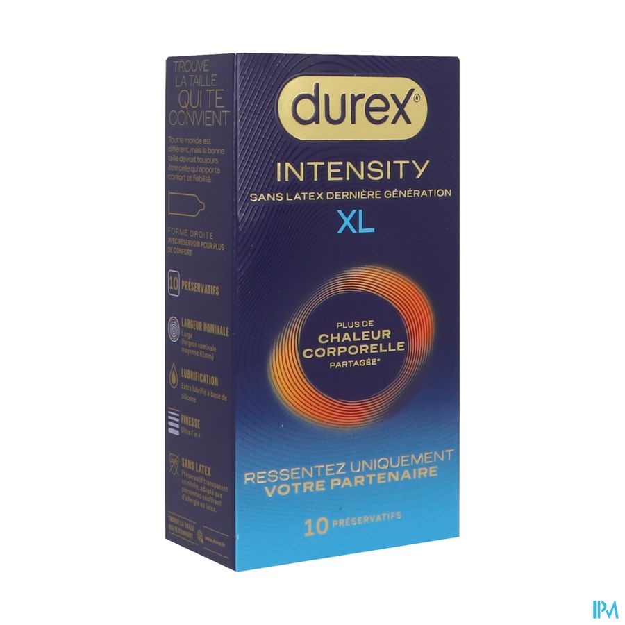 PRESERV DUREX INTENSITY XL S/LAT10