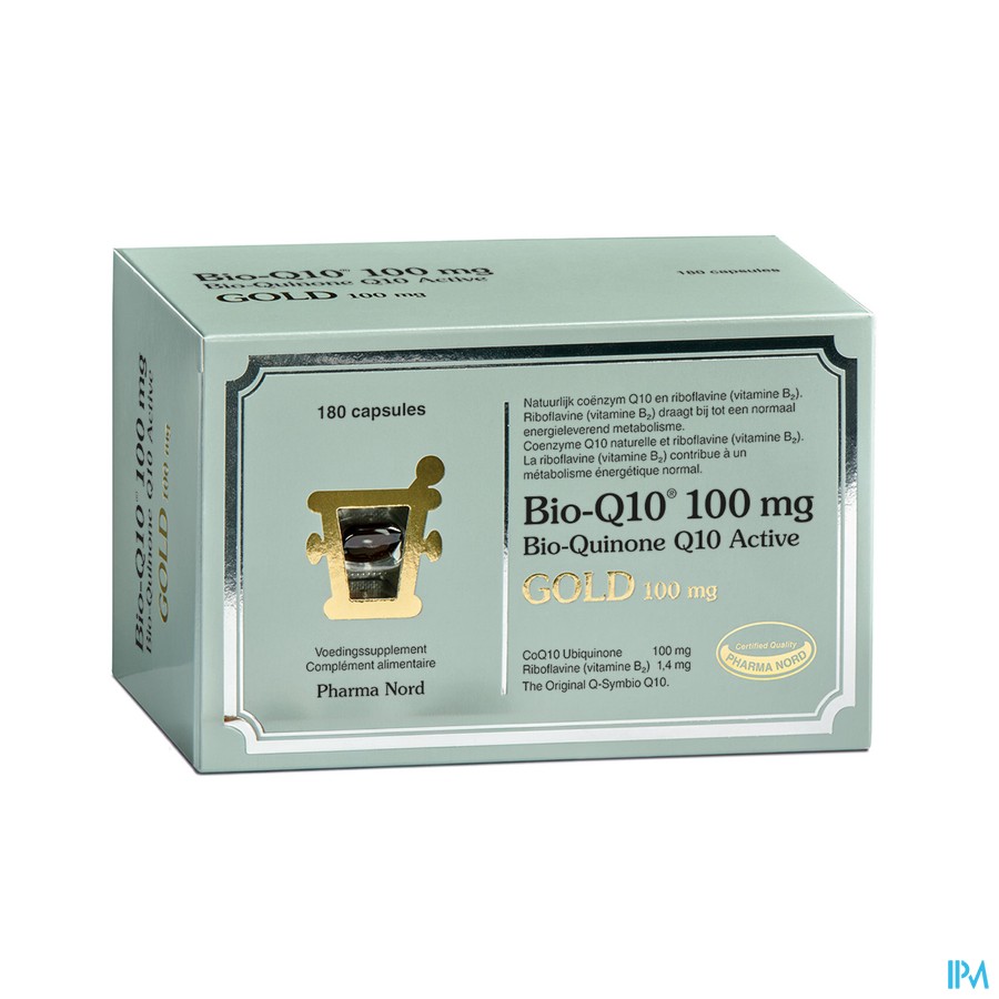 Bio-q10 100mg Gold Caps 180